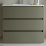 Meuble de salle de bains 3 tiroirs SPIRIT 900 GREEN FOREST - SALGAR 103505