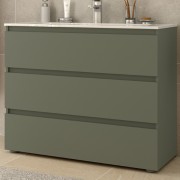 Meuble de salle de bains 3 tiroirs SPIRIT 1000 GREEN FOREST - SALGAR 103506