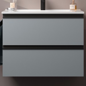 Meuble de salle de bains 2 tiroirs SPIRIT 700 Blue Fog - SALGAR 103453