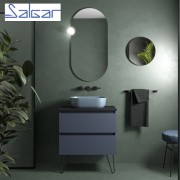 Meuble de salle de bains 2 tiroirs SPIRIT 700 NIGHT BLUE - SALGAR 103459