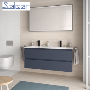 Meuble de salle de bains 2 tiroirs SPIRIT 1200 NIGHT BLUE - SALGAR 103463