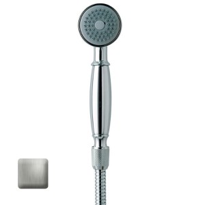 Douchette monojet Ø 55 RETRÒ-GOM nickel satiné - Bossini B01510094