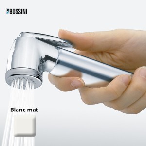 Douchette d'arrêt monojet diamètre 34.5 mm TALITA blanc mat - Bossini B00660045