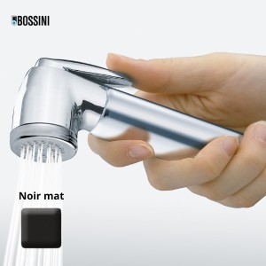 Douchette d'arrêt monojet diamètre 34.5 mm TALITA noir mat - Bossini B00660073