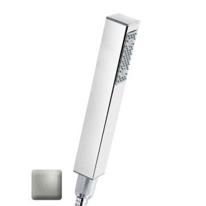 Douchette laiton jet de pluie CUBE nickel satiné - Bossini B00255094