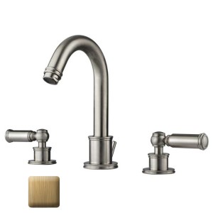 Kit robinet mélangeur avec bec orientable et bonde LIBERTY LINE bronze - BOSSINI Z001302094