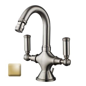 Mélangeur de bidet avec vidage LIBERTY LINE or - BOSSINI Z001401021
