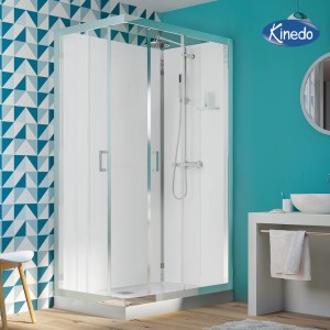 Cabine Eden 2 Coulissant 120X80 Receveur Bas - KINEDO CA837 