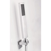 Cabine à porte pivotante receveur bas 90 Eden carrée - KINEDO CA822