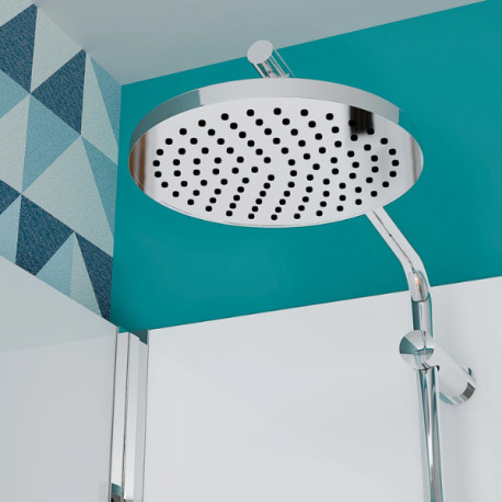 Cabine à porte pivotante receveur bas 90 Eden carrée - KINEDO CA822