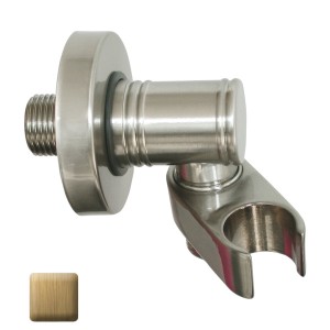 Sortie murale en laiton avec support douchette bronze - BOSSINI C170000022