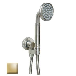 Ensemble sortie murale avec support orientable, flexible 150, douchette Liberty-Gom Or - Bossini C17001C021