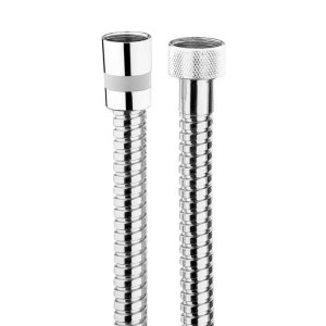 Ensemble sortie murale avec support orientable, flexible 150, douchette Liberty-Gom Chromé - Bossini C17001C030