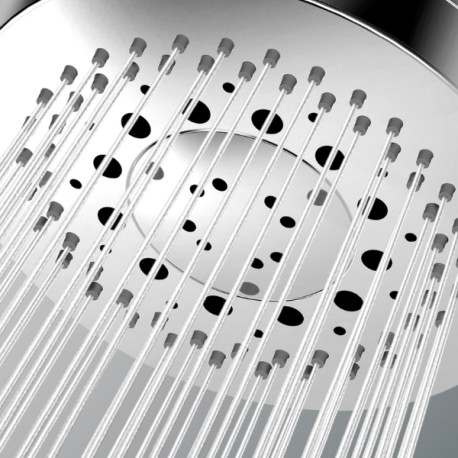 Ensemble sortie murale avec support orientable, flexible 150, douchette CLASSIC 3 jets Bronze - Bossini C17003C022