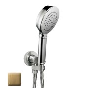 Ensemble sortie murale avec support orientable, flexible 150, douchette CLASSIC Bronze - Bossini C17002C022