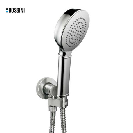 Ensemble sortie murale avec support orientable, flexible 150, douchette CLASSIC Chromé - Bossini C17002C030