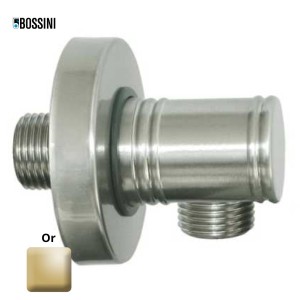 Raccord mural avec rosace 1/2"M GAS Liberty Or - Bossini V00225021