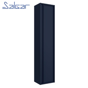 Colonne suspendue 1 porte Attila Blue Satin - SALGAR 104245