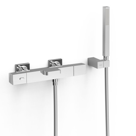 Ensemble douche bain-douche thermostatique Chrome - TRES 19017469