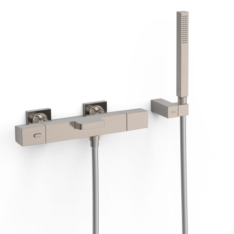 Ensemble douche bain-douche thermostatique Acier - TRES 19017469AC