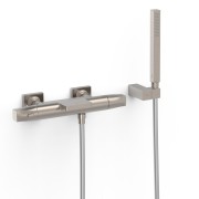 Robinet thermostatique mural pour baignoire et douche Acier - TRES 19017489AC