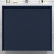Meuble de salle de bains 2 portes NOJA 600 Blue satin - SALGAR 104266