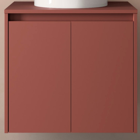 Meuble de salle de bains 2 portes NOJA 700 Red satin - SALGAR 104277