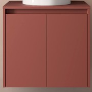 Meuble de salle de bains 2 portes NOJA 700 Red satin - SALGAR 104277