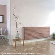 Ventilo-Radiateur chauffage central 2515W horizontal Fassane Neo - Acova VNX2-059-120-BF