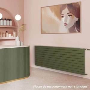Ventilo-Radiateur chauffage central 1856W horizontal Fassane Neo - Acova VNX2-074-080-BF