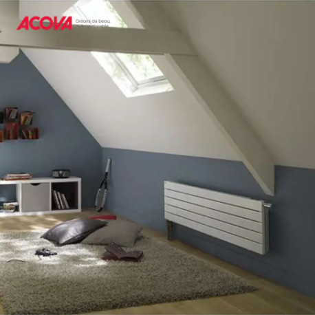 Ventilo-Radiateur chauffage central 1856W horizontal Fassane Neo - Acova VNX2-074-080-BF