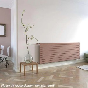 Ventilo-Radiateur chauffage central 1856W horizontal Fassane Neo - Acova VNX2-074-080-BF