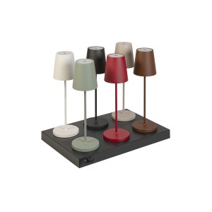 Lampe à poser sans fil rouge VINOLINA TWO IP65 TOUCH - SLV 1007694