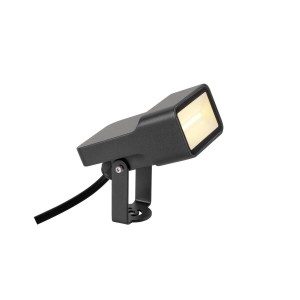 Spot piquet extérieur carré noir 3000K LED Synawide ip65 - SLV 1008479