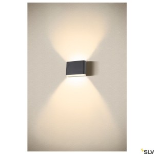 Applique murale noire LED OVAL 14 WL 2700/3000 K 6W - SLV 1007142