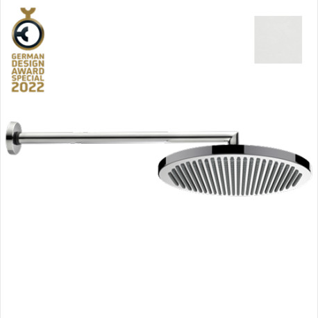 Ensemble pomme de tête et bras de douche 280mm blanc mat Apice - Bossini H70430I045