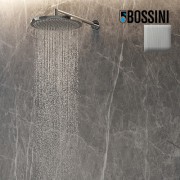 Ensemble pomme de tête et bras de douche 280mm nickel brossé Apice - Bossini H70430I094