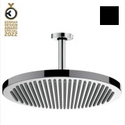 Ensemble pomme de tête douche 280mm bras vertical noir mat Apice - Bossini H31430D073