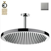 Ensemble pomme de tête douche 280mm bras vertical nickel brossé Apice - Bossini H31430D094