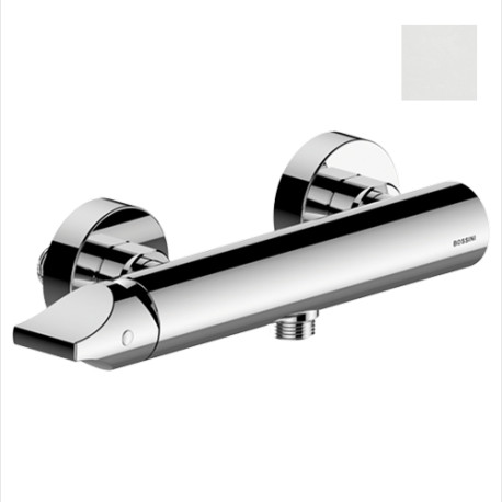 Mitigeur monocommande de douche blanc mat Apice - Bossini Z00514045