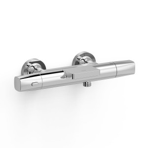 Mitigeur bain-douche thermostatique mural Over‑wall Chromé - TRES 19017414 