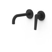 Façade mitigeur lavabo Noir mat - TRES 28130021NM