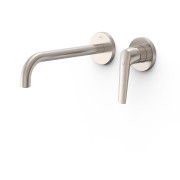 Façade mitigeur lavabo Acier - TRES 28130022AC