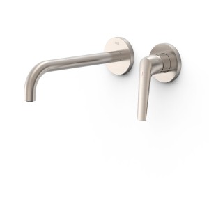 Façade mitigeur lavabo Acier - TRES 28130022AC