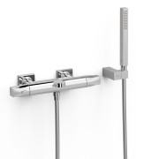 Ensemble douche bain-douche thermostatique Chrome - TRES 19017459