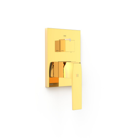 Mitigeur douche pour boîtier encastré Rapid‑box 3 voies Or 24K - TRES 20227310OR