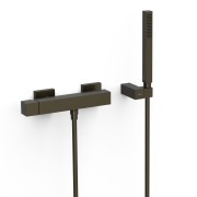 Mitigeur mural pour douche Noir Bronze - TRES 00716703KMB