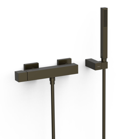 Mitigeur mural pour douche Noir Bronze - TRES 00716703KMB