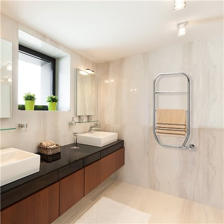 Radiateur sèche-serviettes électrique vertical NILA - FINIMETAL