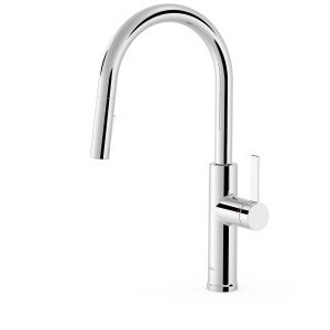 Mitigeur cuisine à bec amovible et 2 types de jet Chromé - TRES 23043804